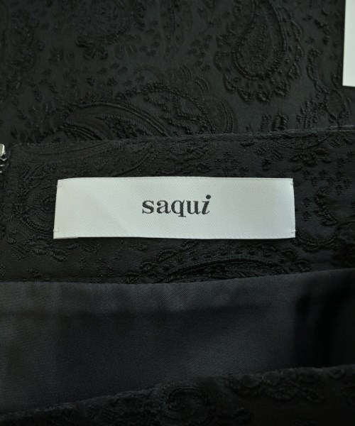 saqui（サキ）ロング・マキシ丈スカート 黒 サイズ:38(M位) レディース/2200644605113