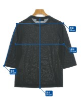 saqui（サキ）Tシャツ・カットソー 黒 サイズ:38(M位) レディース/2200694774586