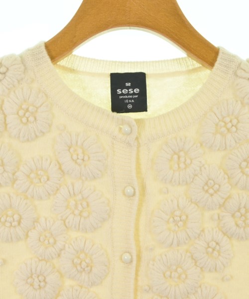 sese（セセ）カーディガン 白 サイズ:38(M位) レディース/2200637499040