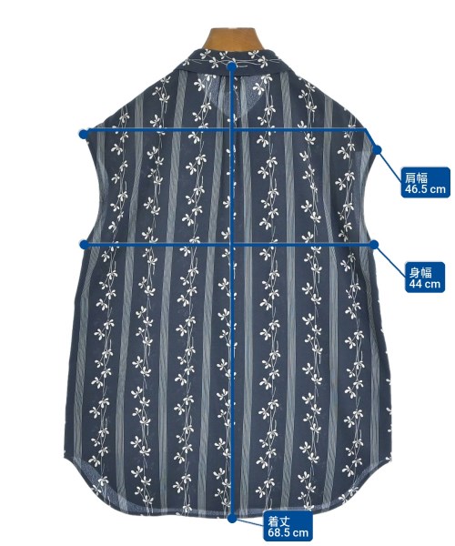 sese（セセ）ブラウス 青 サイズ:F レディース/2200639506166