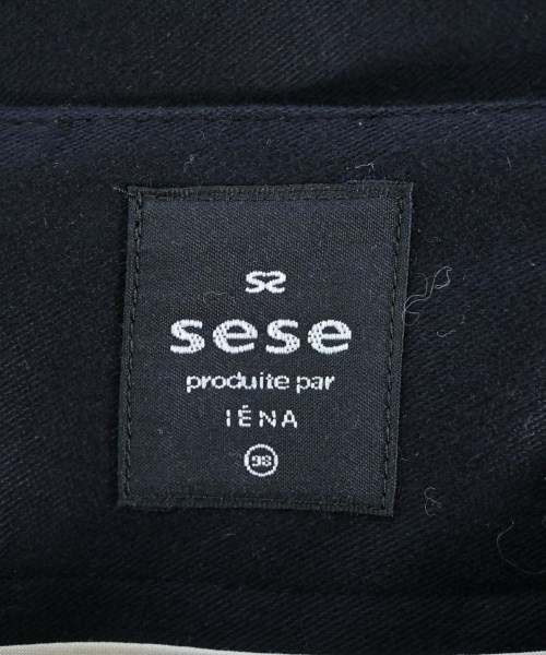 sese（セセ）ひざ丈スカート 黒 サイズ:38(M位) レディース/2200686319092