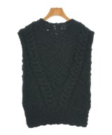 the last flower of the afternoon（ラストフラワー オブ ジ アフターヌーン）ベスト 黒 サイズ:F レディース/2200628695017