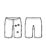 GEN IZAWA（ゲンイザワ）ショートパンツ 白 サイズ:S メンズ/2200679973065