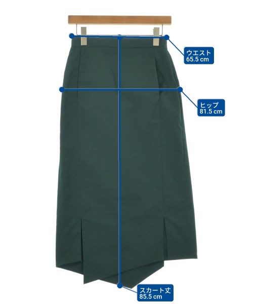 le graine（ルグレ）ロング・マキシ丈スカート 緑 サイズ:36(S位) レディース/2200668675109