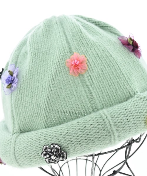 YanYan（ヤンヤン）ニットキャップ・ビーニー 緑 サイズ:F レディース/2200631149989