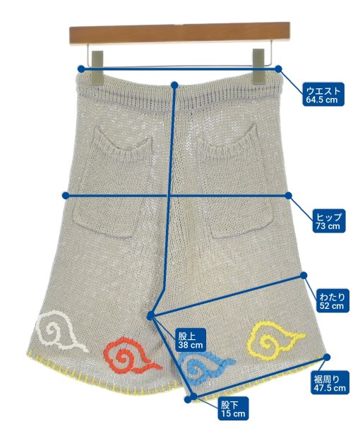 YanYan（ヤンヤン）ショートパンツ グレー サイズ:XS レディース/2200726214059