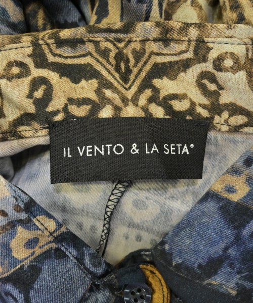 IL VENTO & LA SETA（イルヴェントアンドラセータ）ワンピース 紺 サイズ:44(XL位) レディース/2200611854018