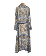 IL VENTO & LA SETA（イルヴェントアンドラセータ）ワンピース 紺 サイズ:44(XL位) レディース/2200611854018