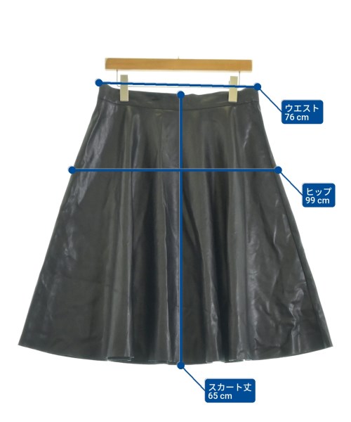 IL VENTO & LA SETA（イルヴェントアンドラセータ）ロング・マキシ丈スカート 黒 サイズ:L レディース/2200655427148