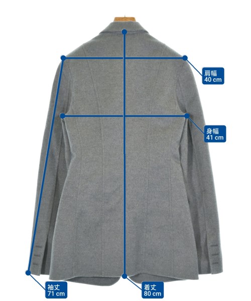 PETER DO（ピータードゥ）テーラードジャケット グレー サイズ:36(XS位) レディース/2200630162019