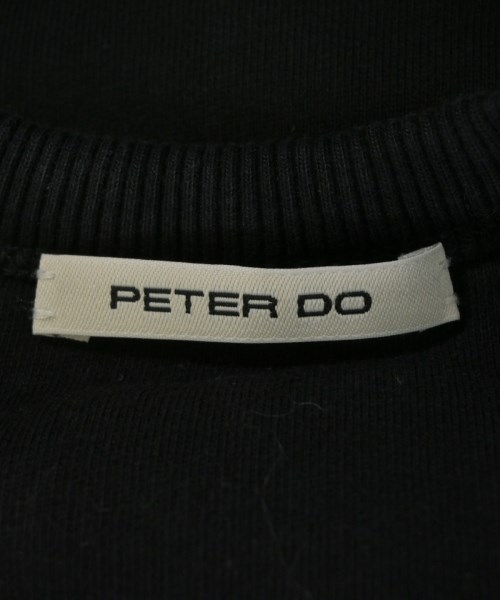 PETER DO（ピータードゥ）スウェット 黒 サイズ:S レディース/2200709819066
