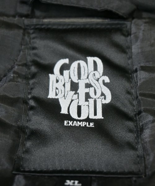 GOD BLESS YOU（ゴッドブレスユー）ダウンジャケット/ダウンベスト 黒 サイズ:XL メンズ/2200704923027