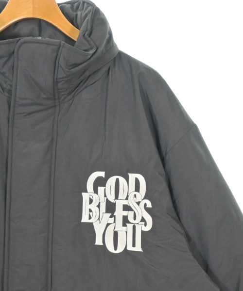 GOD BLESS YOU（ゴッドブレスユー）ダウンジャケット/ダウンベスト 黒 サイズ:XL メンズ/2200704923027
