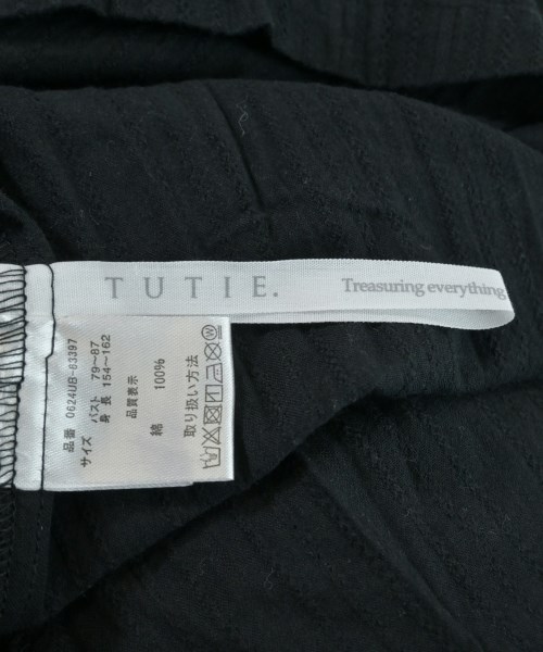 TUTIE.（ツチエ）ワンピース 黒 サイズ:79-87(M位) レディース/2200640490140