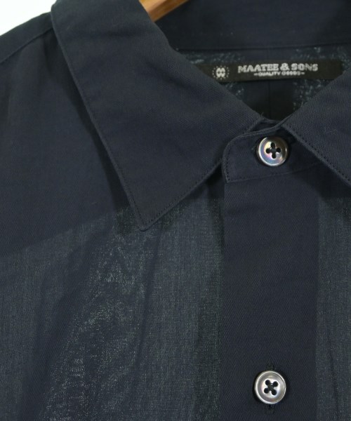 MAATEE&SONS（マーティーアンドサンズ）カジュアルシャツ 紺 サイズ:3(L位) メンズ/2200559392023