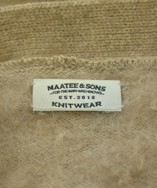 MAATEE&SONS（マーティーアンドサンズ）カーディガン 茶 サイズ:3(L位) メンズ/2200634927096