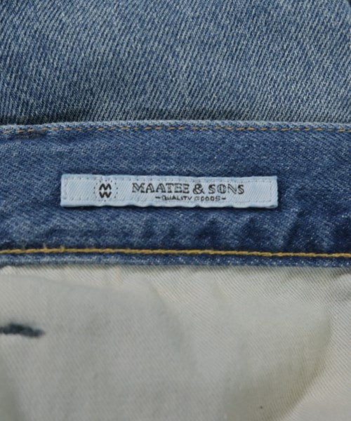 MAATEE&SONS（マーティーアンドサンズ）デニムパンツ 青 サイズ:2(M位) メンズ/2200635123046