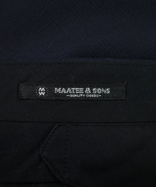 MAATEE&SONS（マーティーアンドサンズ）スラックス 紺 サイズ:3(L位) メンズ/2200635193049