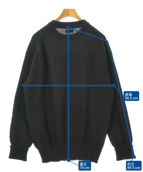 MAATEE&SONS（マーティーアンドサンズ）ニット・セーター 黒 サイズ:3(L位) メンズ/2200642865014