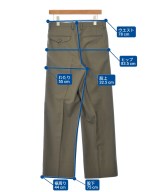 MAATEE&SONS（マーティーアンドサンズ）スラックス カーキ サイズ:1(S位) メンズ/2200643697065