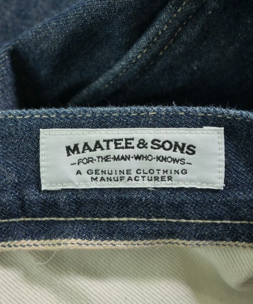 MAATEE&SONS（マーティーアンドサンズ）デニムパンツ 紺 サイズ:-(S位) メンズ/2200621928082