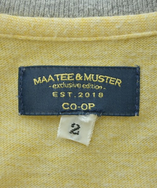 MAATEE&SONS（マーティーアンドサンズ）Tシャツ・カットソー 黄 サイズ:2(M位) メンズ/2200622276021
