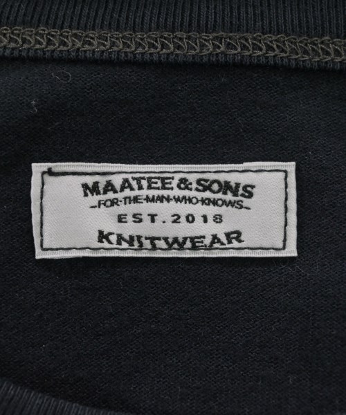 MAATEE&SONS（マーティーアンドサンズ）Tシャツ・カットソー 黒 サイズ:2(M位) メンズ/2200628499042