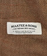 MAATEE&SONS（マーティーアンドサンズ）カジュアルジャケット 茶 サイズ:3(L位) メンズ/2200616856093