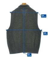 MAATEE&SONS（マーティーアンドサンズ）ベスト グレー サイズ:4(XL位) メンズ/2200616856154