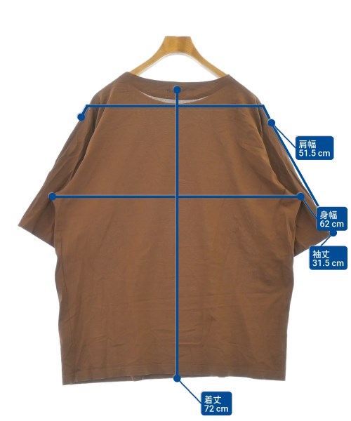 MAATEE&SONS（マーティーアンドサンズ）Tシャツ・カットソー 茶 サイズ:4(XL位) メンズ/2200616856215