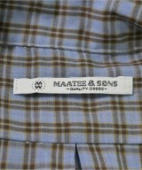 MAATEE&SONS（マーティーアンドサンズ）カジュアルシャツ 青 サイズ:3(L位) メンズ/2200634214028