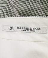 MAATEE&SONS（マーティーアンドサンズ）スラックス 白 サイズ:1(S位) メンズ/2200610287084