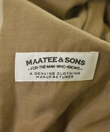 MAATEE&SONS（マーティーアンドサンズ）コート ベージュ サイズ:3(L位) メンズ/2200613339018