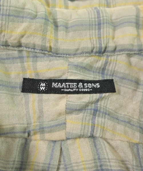 MAATEE&SONS（マーティーアンドサンズ）カジュアルシャツ ベージュ サイズ:2(M位) メンズ/2200616808047