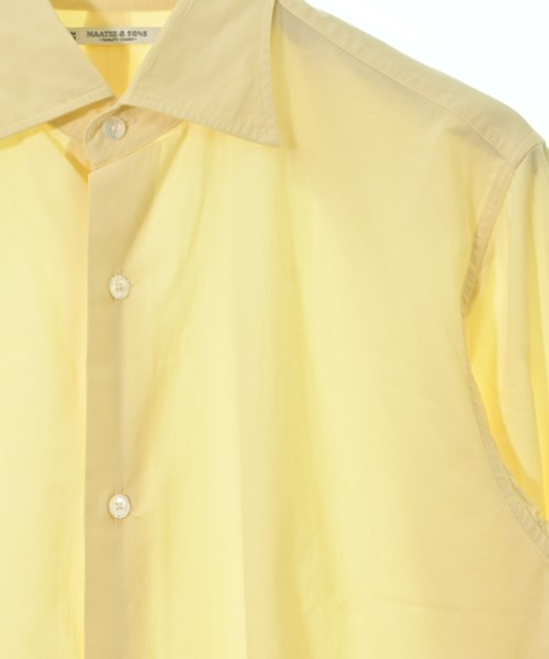 MAATEE&SONS（マーティーアンドサンズ）カジュアルシャツ 黄 サイズ:3(L位) メンズ/2200671926250