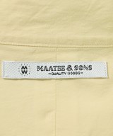MAATEE&SONS（マーティーアンドサンズ）カジュアルシャツ 黄 サイズ:3(L位) メンズ/2200671926250