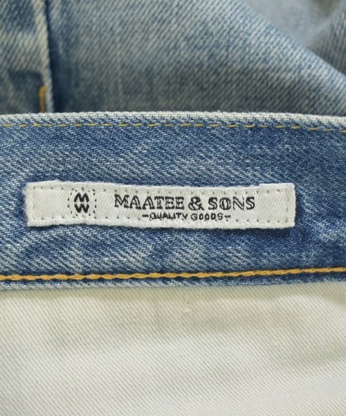 MAATEE&SONS（マーティーアンドサンズ）デニムパンツ 青 サイズ:2(M位) メンズ/2200672170034