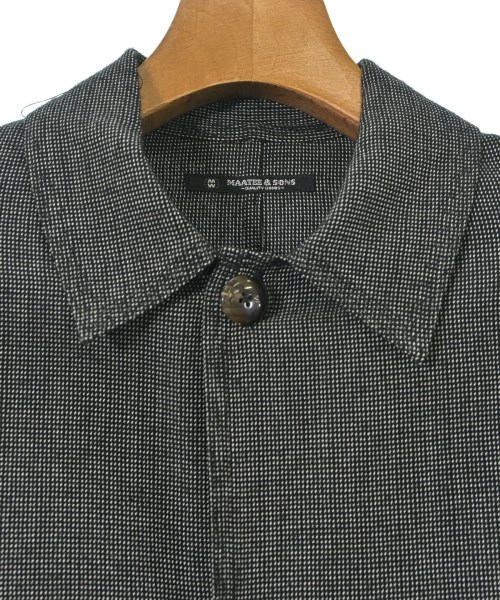 MAATEE&SONS（マーティーアンドサンズ）カジュアルシャツ 黒 サイズ:2(M位) メンズ/2200674133068