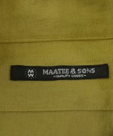 MAATEE&SONS（マーティーアンドサンズ）カジュアルシャツ 黄 サイズ:2(M位) メンズ/2200693729013