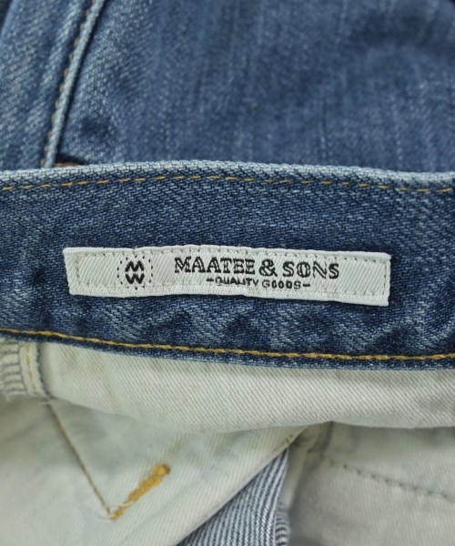 MAATEE&SONS（マーティーアンドサンズ）デニムパンツ 青 サイズ:1(S位) メンズ/2200698186057