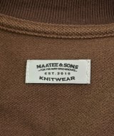 MAATEE&SONS（マーティーアンドサンズ）ポロシャツ 茶 サイズ:2(M位) メンズ/2200701072056