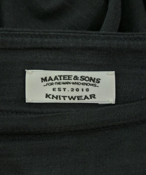 MAATEE&SONS（マーティーアンドサンズ）Tシャツ・カットソー 黒 サイズ:6(XL位) メンズ/2200711200081