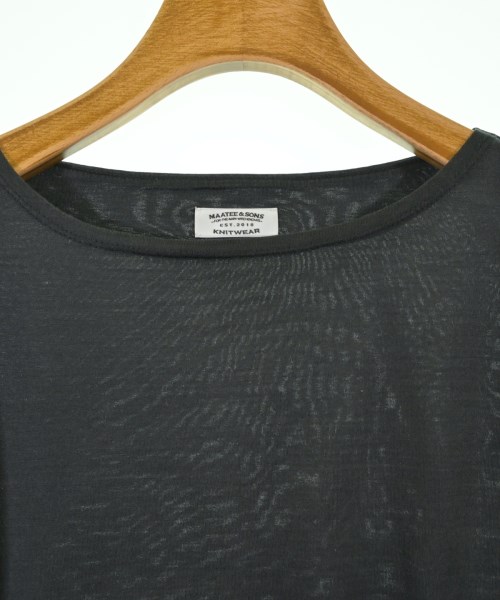 MAATEE&SONS（マーティーアンドサンズ）Tシャツ・カットソー 黒 サイズ:6(XL位) メンズ/2200711200081