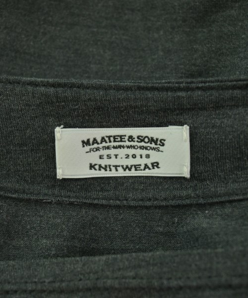 MAATEE&SONS（マーティーアンドサンズ）Tシャツ・カットソー グレー サイズ:F メンズ/2200711200098
