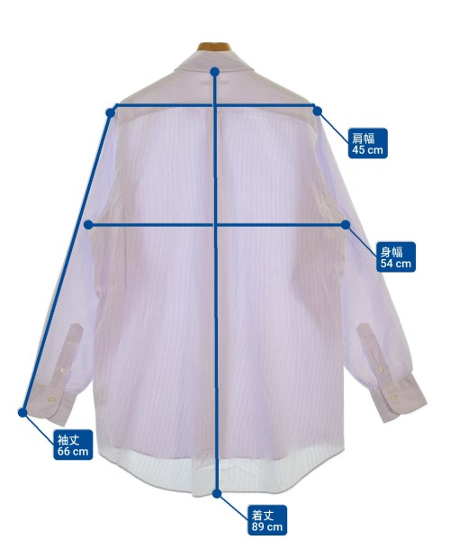 MAATEE&SONS（マーティーアンドサンズ）カジュアルシャツ 紫 サイズ:3(L位) メンズ/2200645020014