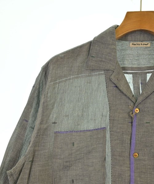 MAATEE&SONS（マーティーアンドサンズ）カジュアルシャツ グレー サイズ:2(M位) メンズ/2200645020021