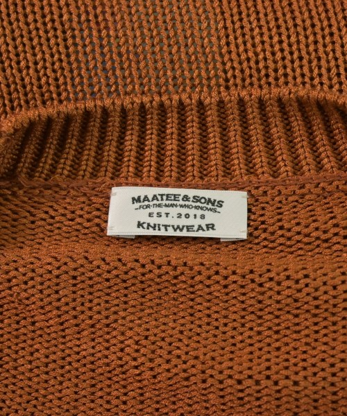 MAATEE&SONS（マーティーアンドサンズ）カーディガン オレンジ サイズ:2(M位) メンズ/2200647925010