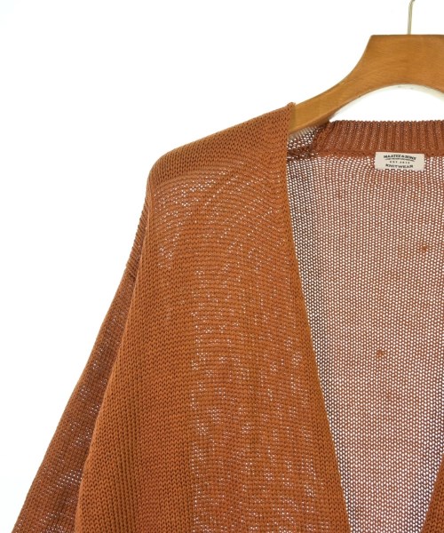 MAATEE&SONS（マーティーアンドサンズ）カーディガン オレンジ サイズ:2(M位) メンズ/2200647925010