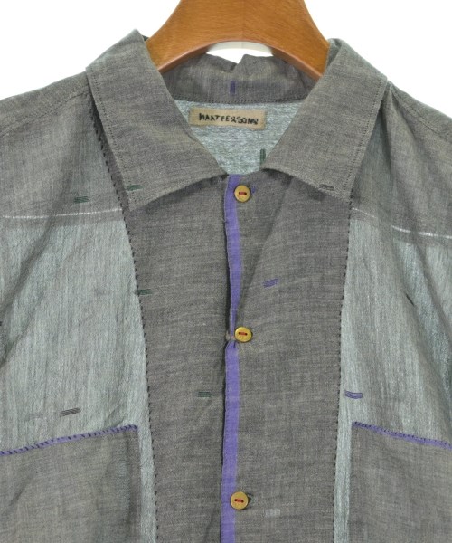 MAATEE&SONS（マーティーアンドサンズ）カジュアルシャツ グレー サイズ:3(L位) メンズ/2200649604012