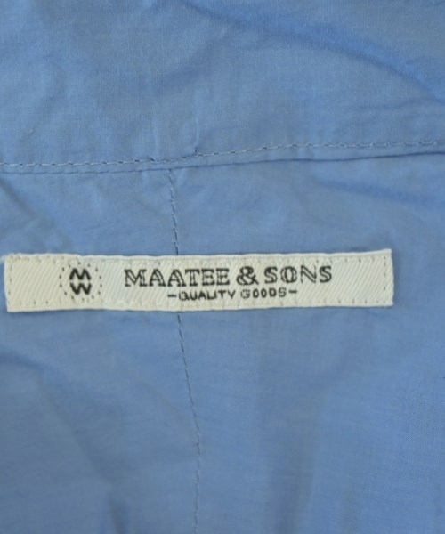 MAATEE&SONS（マーティーアンドサンズ）カジュアルシャツ 青 サイズ:3(L位) メンズ/2200699138390